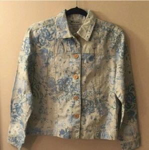 MARISOL beaded denim jacket